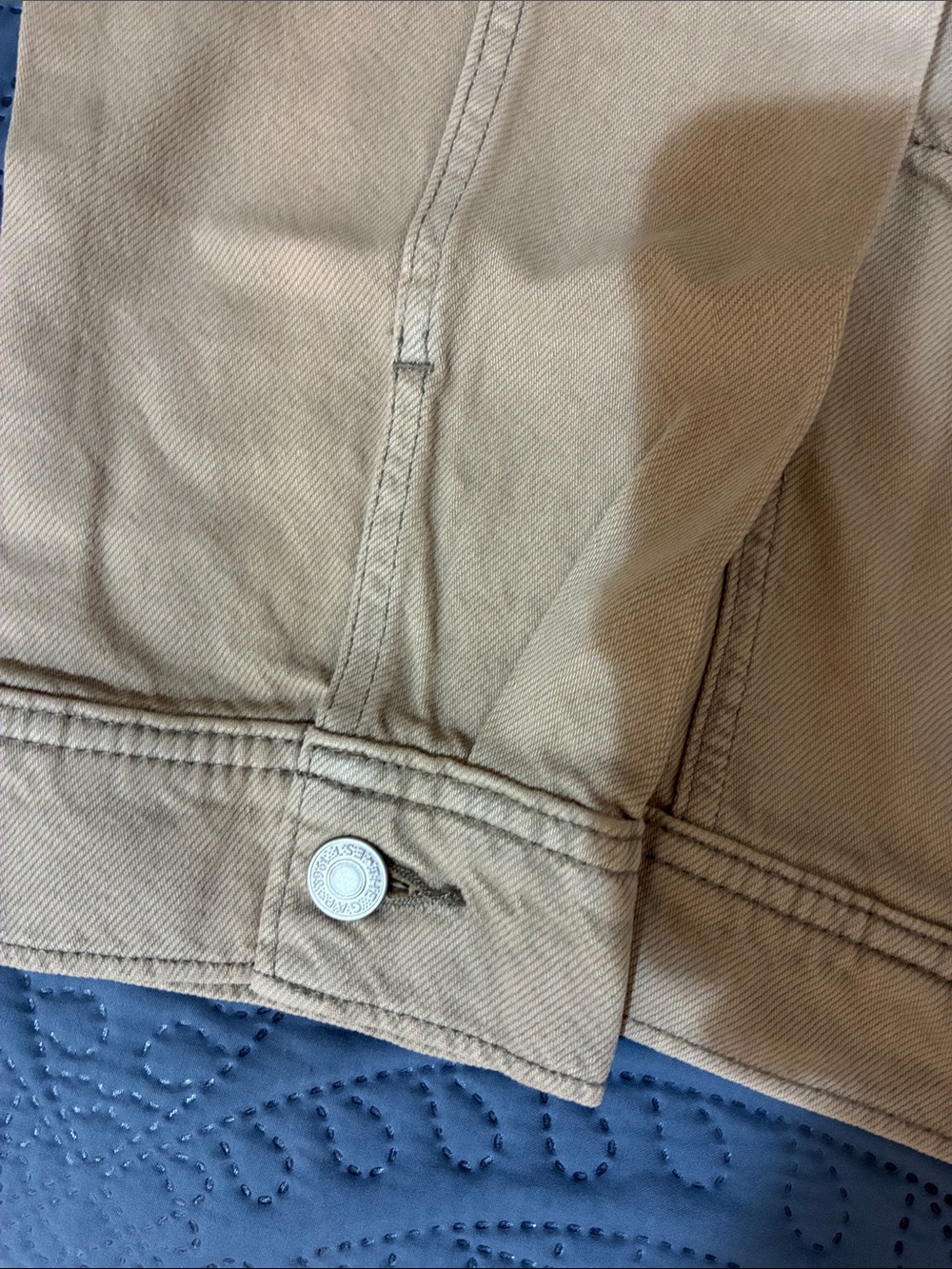 GAP Men's Canvas Shirt Jacket in Beige Size large 2026 collection NWT - Picture 6 of 15